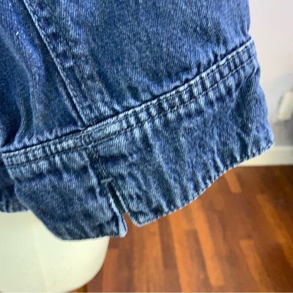 Coldwater Creek Denim Jacket Snap Buttons Women's Size P10 - Picture 6 of 8